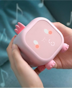 Dinosaur-Themed Kids' Alarm Clock with Voice Control and Night Light