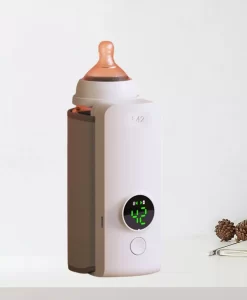 Portable USB Rechargeable Baby Bottle Warmer with Adjustable Temperature and Digital Display