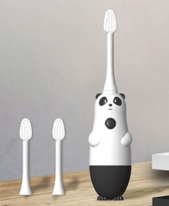 Kid-Friendly Panda Electric Toothbrush: Sonic Vibrations for Gentle Whitening and Deep Cleaning