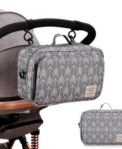 Multifunctional Waterproof Diaper Bag Organizer with Stylish Patterns