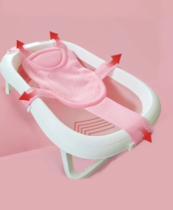 Newborn Adjustable Cross-Shaped Anti-Slip Bath Cushion