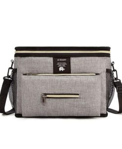 Multifunctional Waterproof Diaper Bag with Large Capacity for Moms on the Go