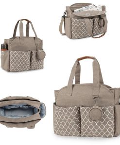 Large-Capacity Multi-Functional Diaper Backpack