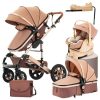 5-IN-1 Luxury Travel Baby Stroller with Car Seat Portable, Foldable, and Durable