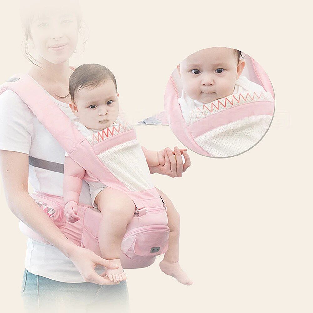 Versatile Baby Carrier Backpack with Hip Seat for Newborn to Toddler - Image 3