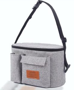 Large Capacity Stroller Diaper Bag; Waterproof Travel Organizer for Moms