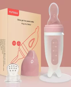 Dolphin-Themed Baby Feeding Spoon with Cereal Dispenser