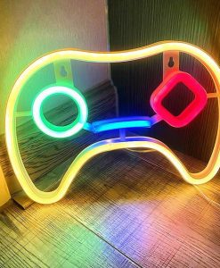 USB-Powered Neon Gaming Icon Light