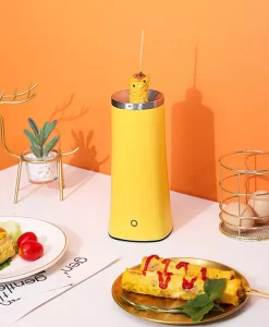 Compact Electric Egg Roll & Sausage Boiler - Non-Stick, Auto-Temperature Control