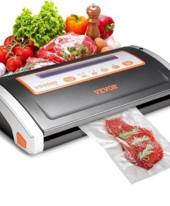 Multi-functional Automatic Vacuum Sealer Machine with Built-in Cutter for Food Preservation