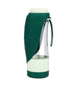 2-in-1 Portable Pet Water Bottle and Food Dispenser for Dogs