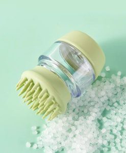 Soft Silicone Dog Bath Brush - 2-in-1 Grooming and Massage Comb for Pets