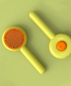 Deluxe Donut Cat & Dog Grooming Brush - Effortless Hair Removal & Comfort in One
