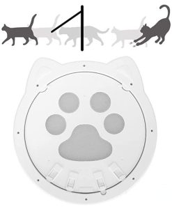 Magnetic Self-Closing Pet Screen Door for Cats and Small Dogs - Lockable and Easy to Install