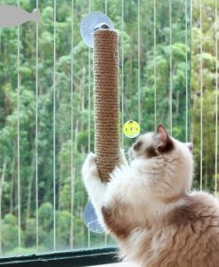 Deluxe Window-Mount Cat Scratcher