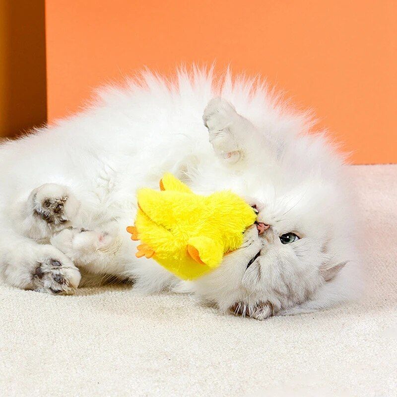 Interactive Electric Duck Toy for Cats: Flapping, Rechargeable, Bite-Resistant - Image 4