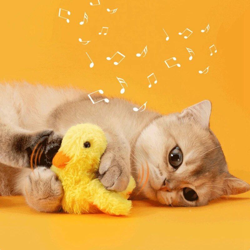 Interactive Electric Duck Toy for Cats: Flapping, Rechargeable, Bite-Resistant - Image 5