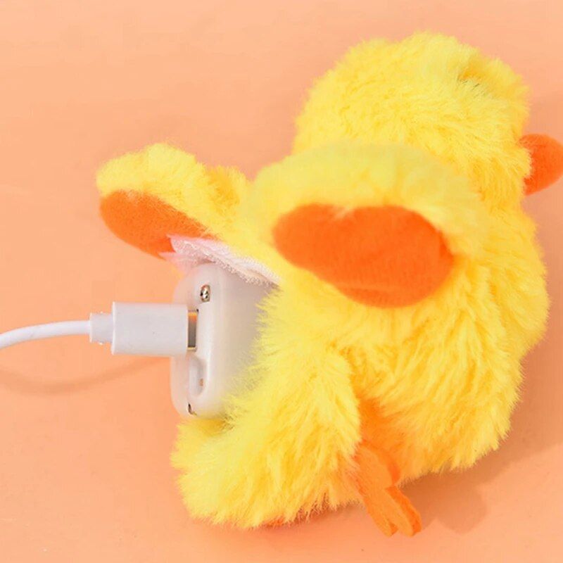 Interactive Electric Duck Toy for Cats: Flapping, Rechargeable, Bite-Resistant - Image 7