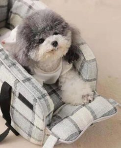 Compact Safety Car Seat for Small Pets – Portable & Washable Travel Carrier