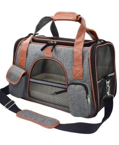 Airplane-Friendly Pet Carrier for Small Dogs and Cats