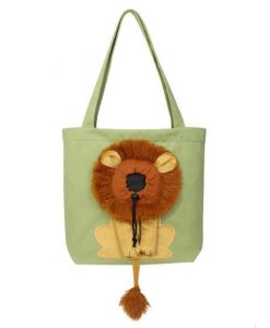 Compact Cotton Canvas Pet Carrier Suitable for Small Cats & Dogs