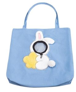 Stylish Canvas Pet Travel Tote for Cats & Small Dogs