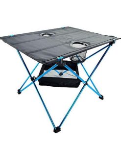 Ultra-Light Folding Outdoor Picnic Table Set with Aluminum Alloy Frame