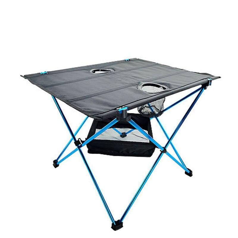 Ultra-Light Folding Outdoor Picnic Table Set with Aluminum Alloy Frame - Image 2