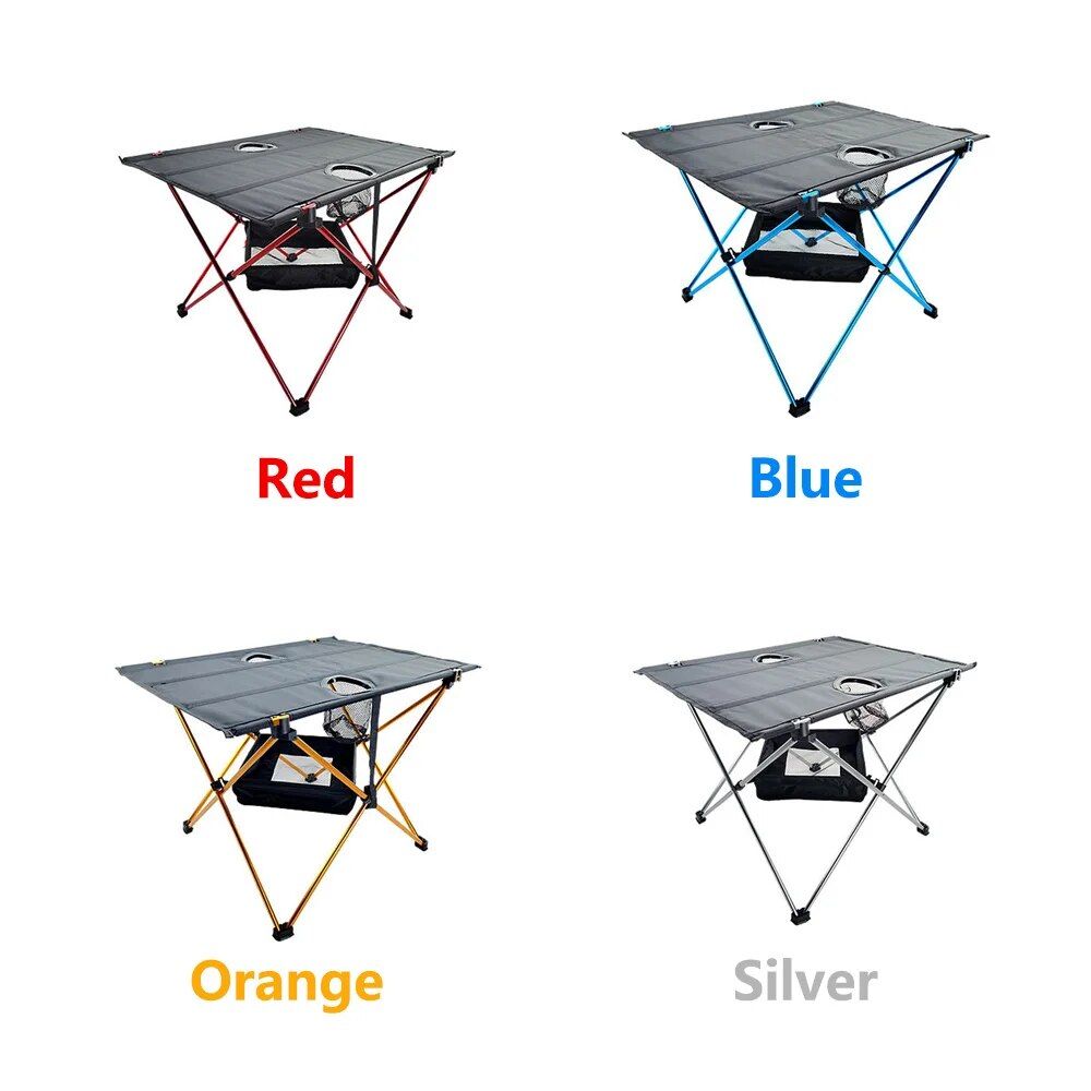 Ultra-Light Folding Outdoor Picnic Table Set with Aluminum Alloy Frame - Image 7