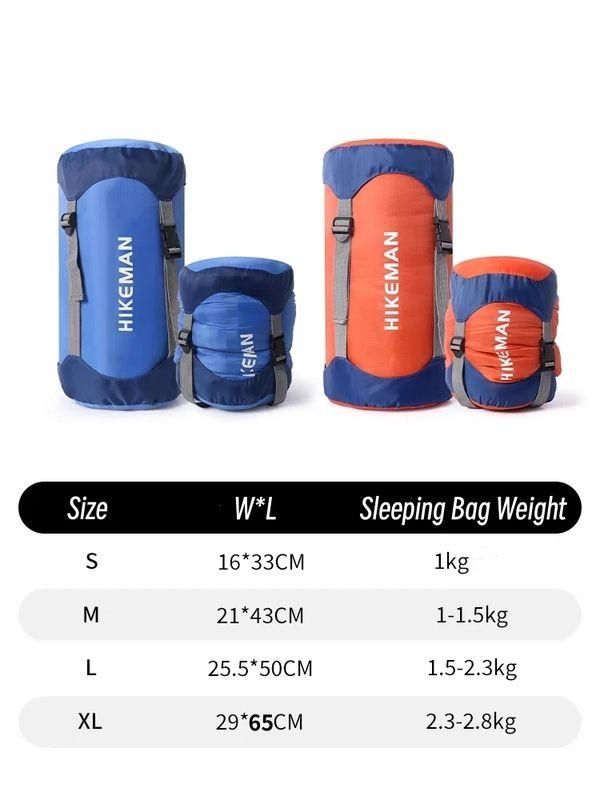 Ultra-Light, Waterproof Cotton Sleeping Bag with Compression Storage - Image 2