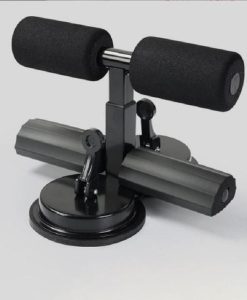 Double-Wheeled Sit Up Assistant: Abdominal Cruncher & Core Workout Device