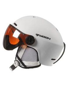 Winter Sports Ski Helmet with Integrated Visor and Adjustable Comfort