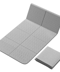 Eco-Friendly TPE Travel Yoga Mat: Foldable, Non-Slip, Lightweight