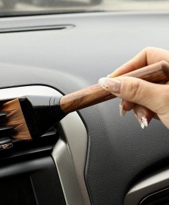 Cleaning Brush Wood Handle Tools Car Interior