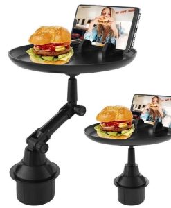 360° Swivel Car Storage Tray with Phone Slot