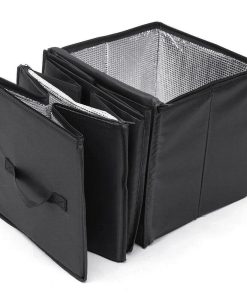 Portable Collapsible Car Trunk Organizer with Insulated Cooler