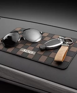 Non-Slip Silicone Car Dashboard Mat for Phone & Sunglasses Storage