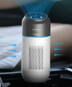 Portable Mini HEPA Car Air Purifier with Auto-Sensor Technology