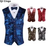 Steampunk Sleeveless Vest Coat Men's Single Breasted V Neck