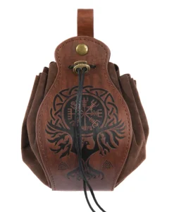 Medieval Vintage Money Pouch Bag Waist Ring Belt Costume Accessory