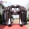 Hot selling 4.8x4.5x4 meters black inflatable ghost head arch