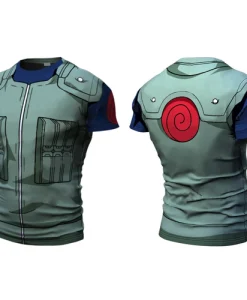 New Men Uzumaki 3D Short Sleeve T Shirt Hatake Kakashi Uchiha Sasuke
