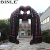 5x5m Large halloween party outdoor inflatable skull arch airblown