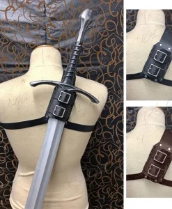 Medieval Shoulder Strap Sword Holder Sheath Scabbard For Adult Men