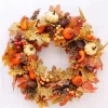 Autumn Door Wreath Fall Halloween Decoration