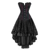 Women Gothic Victorian Corset Bustier Dress Renaissance Steampunk