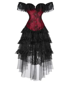 Corset Dress Vintage Elegant Bustier Victorian Medieval Renaissance