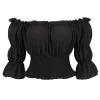 Women Renaissance Blouse Off Shoulder Sleeves Shirt Boho Steampunk