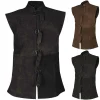 Men Medieval Vest Renaissance Victoria Edwardian Steampunk Vest