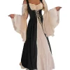 Cosplay Womens's Medieval Renaissance Costume Cosplay Over Suit Dress